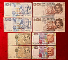 LOTTO BANCONOTE REPUBBLICA ITALIANA - CIRCOLATE - OTTIMO STATO DI CONSERVAZIONE