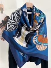 Sciarpa avvolgente pura seta