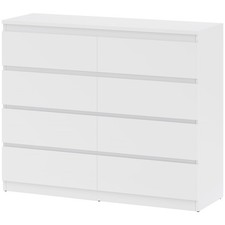 HOMCOM Cassettiera 8 Cassetti