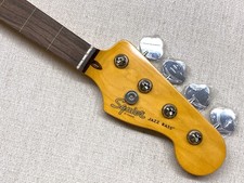 Chitarra FRETLESS originale Fender Squier Jazz J BASS vintage tinta COLLO Classic Vibe