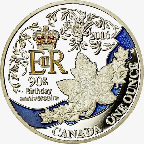 Canada oncia argento 2016 - -,
