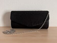 Borsa Nera Donna Borsetta Tracolla Pochette Catena a Spalla Vintage