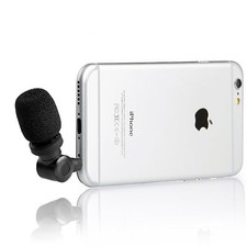 Saramonic iMic Microfono TRRS a condensatore omnidirezionale per iPhone/iPod/iPad