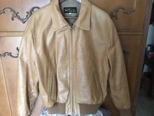 Stewart  Giubbotto Pelle XL Vintage Originale Beige Usato ma in buone condizioni