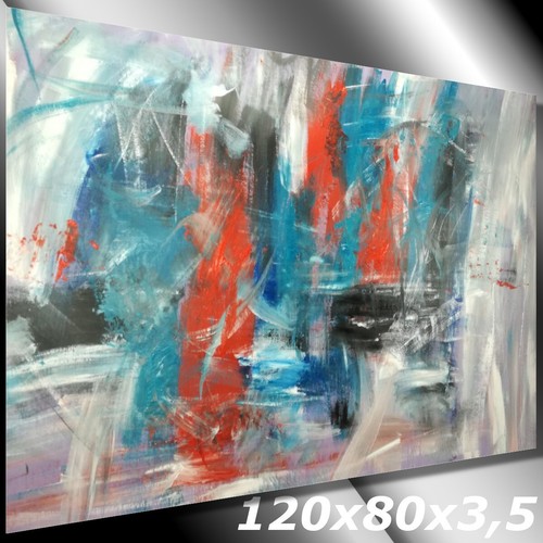 Quadro moderno dipinto mano - dipinto,