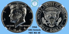 1966 SMS Kennedy mezzo dollaro
