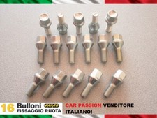 Kit 16 bulloni ruota Citroen C2 C4 Picasso C6 C3 2003> cerchi in acciaio Farad