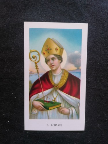 Santino holycard san - holycard, gennaro