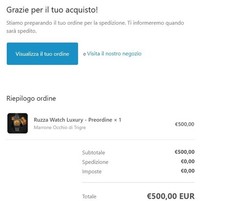 Ruzza Luxury Watch Carbon -