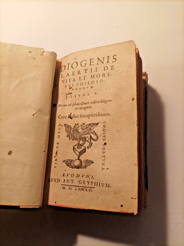 Rara cinquecentina 1585 - cinquecentina, 1585]