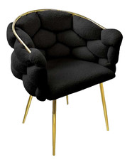 POLTRONA NERA SEDIA TEDDY