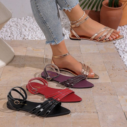 Sandali estivi piatti donna - sandali,