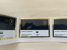 Adesivo codice vernice