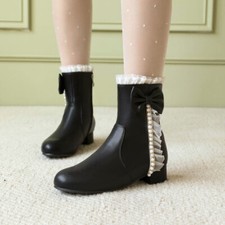 Stivaletti donna ragazza punta