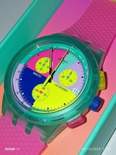 SWATCH CHRONO 2024 NEON FLASH