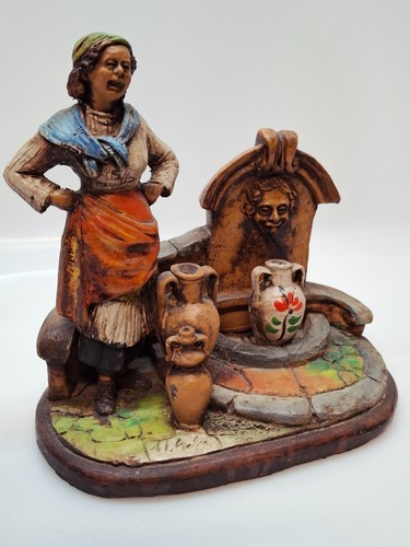Statuina vintage terracotta - vintage, in