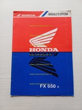 Honda Vigor FX 650 VARIANTI SLR manuale officina ITALIANO originale