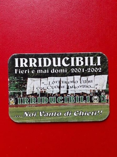 Tessera card ultras chieti - card,