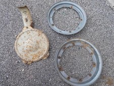 VESPA ACCESSORIO PORTA RUOTA DI SCORTA 10 DIECI POLLICI D'EPOCA CERCHIO STAFFA