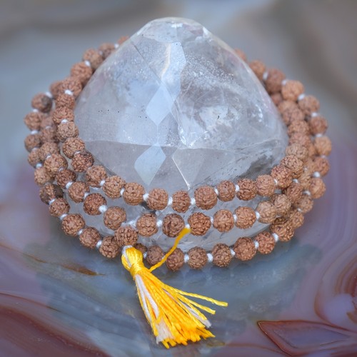 Semi mala rudraksha - rudraksha, perle