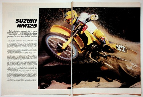 Suzuki rm125 rivista epoca - suzuki,