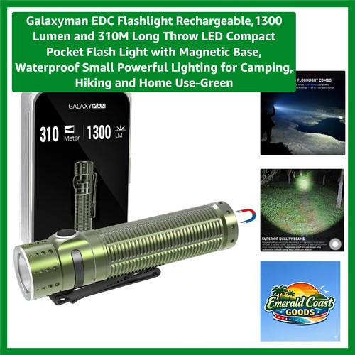 Torcia ricaricabile 1300 lumen - torcia,