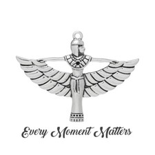 2 x Tibetan Silver EGYPTIAN