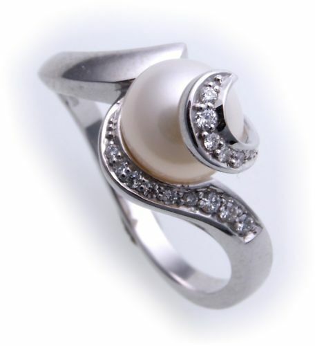 Anello donna oro bianco - da, in