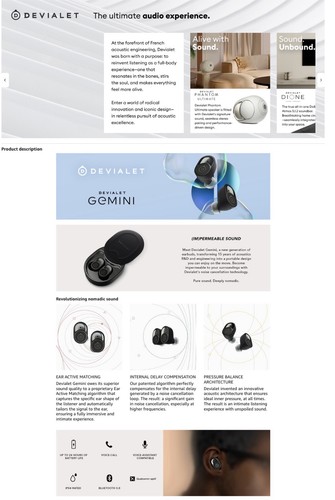 Devialet gemini true - devialet, sound