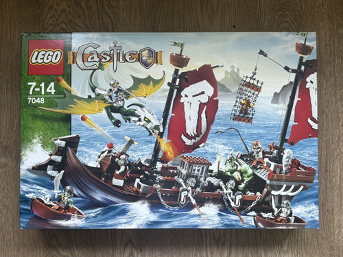 Lego 7048 troll - castello, nave