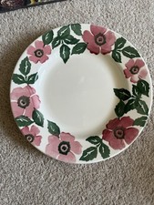 EMMA BRIDGEWATER Piatto CAMPIONE fiore rosa spugnato 8 pollici