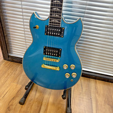Chitarra elettrica tipo SG blu