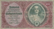 Austria Ungheria 5000 corone