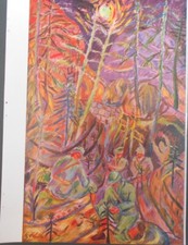 Renato Birolli. Fotolito da La Rivista Illustrata del Popolo d'Italia N. 11 1935