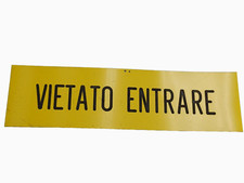 TARGA PLASTICA VINTAGE '80 -