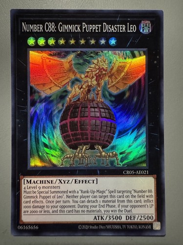 Yugioh numero c88 - numero, gimmick