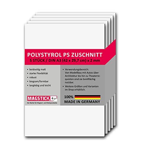 Fogli polistirene bianco - 5,