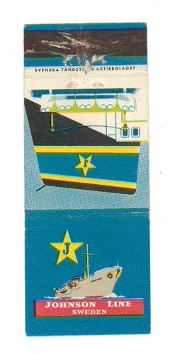 Johnson line sweden matchbox - line,