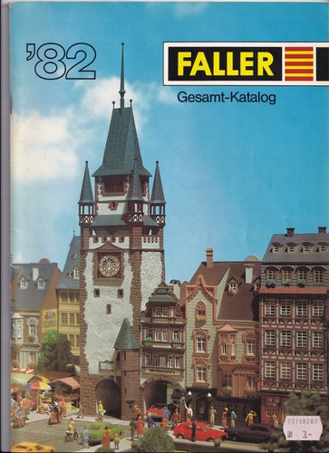 Faller 1982 depliant catalogo
