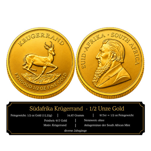 Sudafrica krugerrand vari anni - krugerrand,