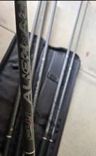 Serie 6 canne carbonio per pesca alborella fly alien velox + fodero rigido.