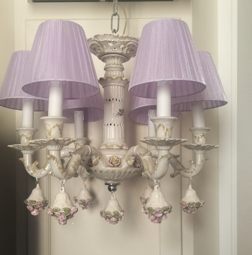 Lampadario antico capodimonte - lampadario,
