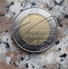 MONETA DA 500 LIRE DI SAN