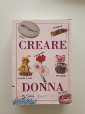 CREARE DONNA - STENCIL - FIORI DI CARTA - MAGLIA - DECOUPAGE LIBRO demetra 1999