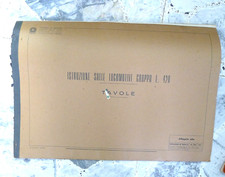 ISTRUZIONE LOCOMOTIVA  E 428 MANUALE FERROVIE DELLO STATO TAVOLE TRENO