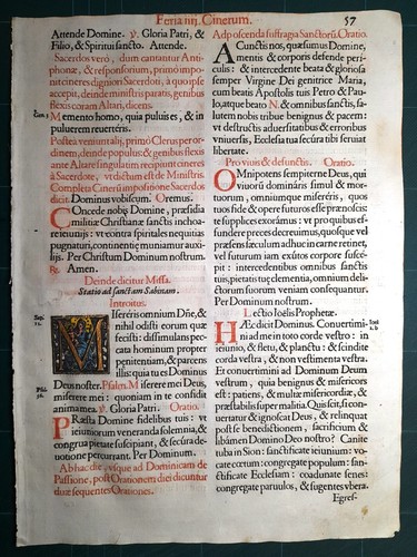 Pagina messale cattolico - pagina, di