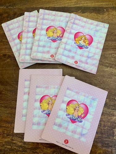 Lotto quaderni barbie - 7, mattel