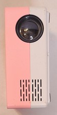  Mini Projector Pink And White No Cords Works Great