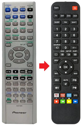 Telecomando adatto per - , pioneer