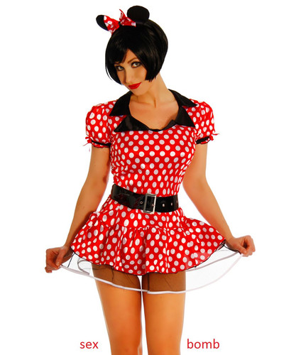 Sexy minnie completo pezzi - 6,